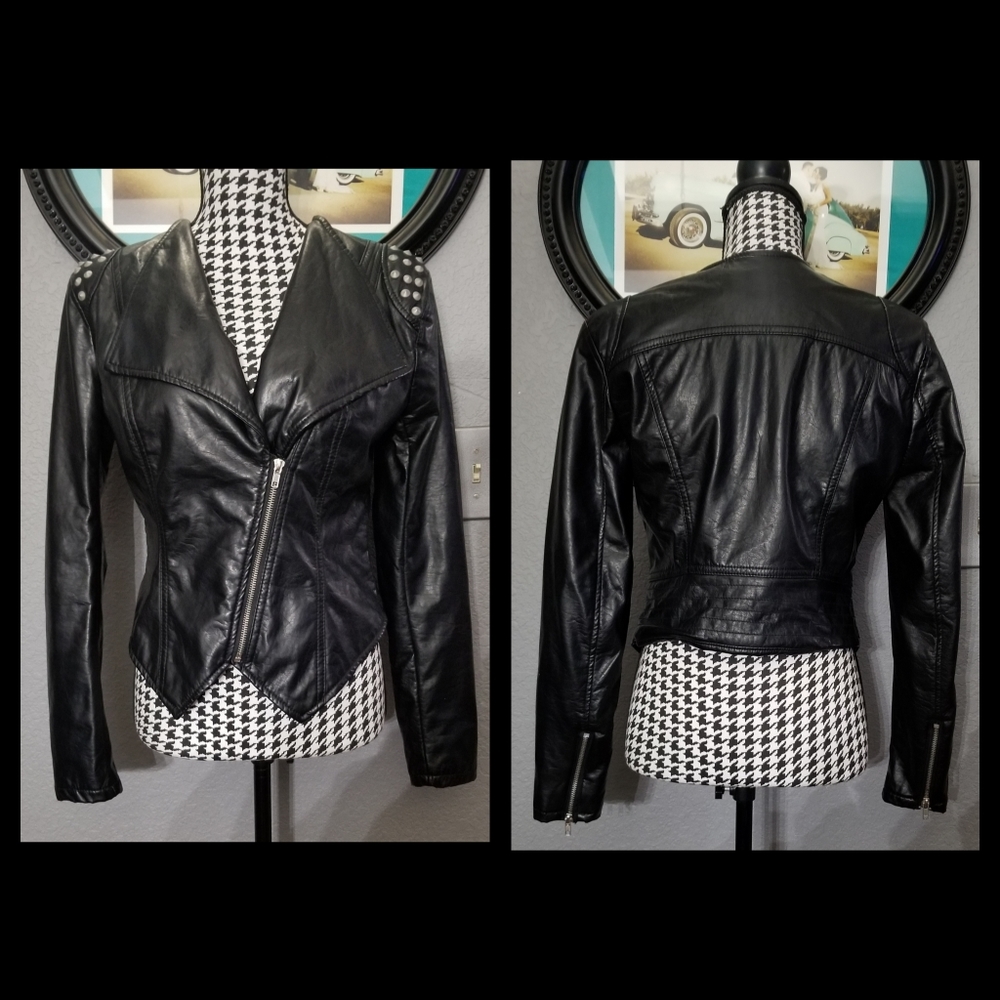 Stylish Studded Biker Jacket